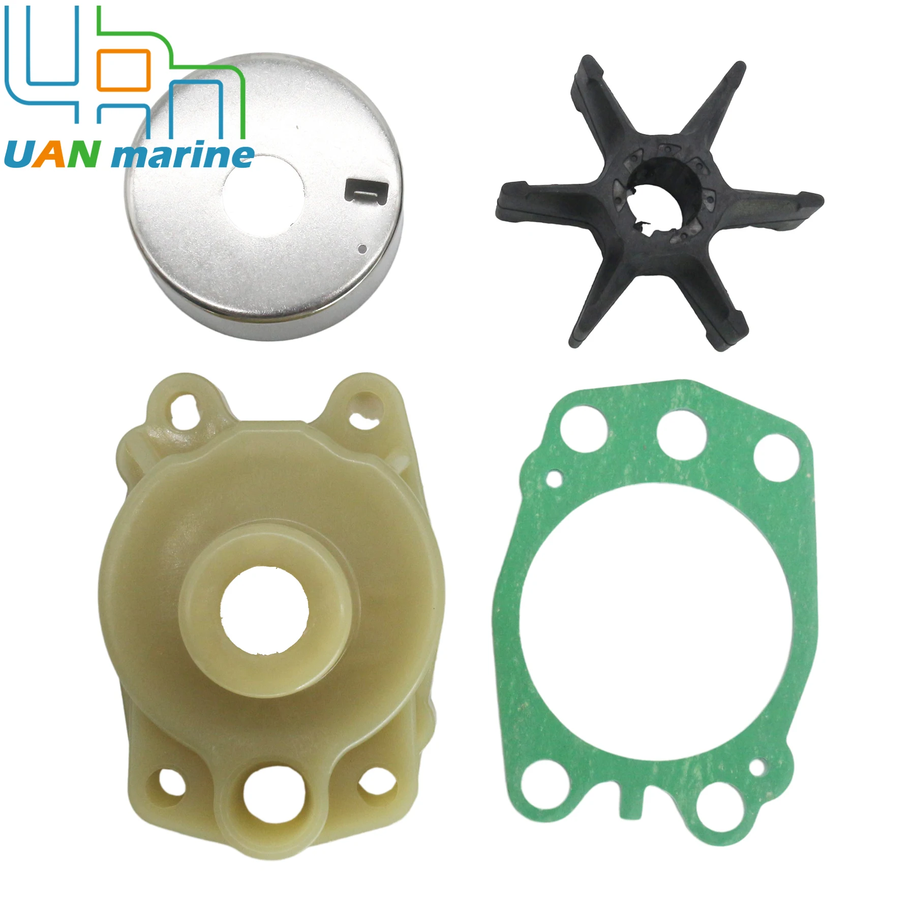 

Boat Motor Water Pump Repair Kit Compatible with Yamaha 2-Stroke 40HP E40GMH 40GWH 40Q Outboard Engines 6F5-W0078-00
