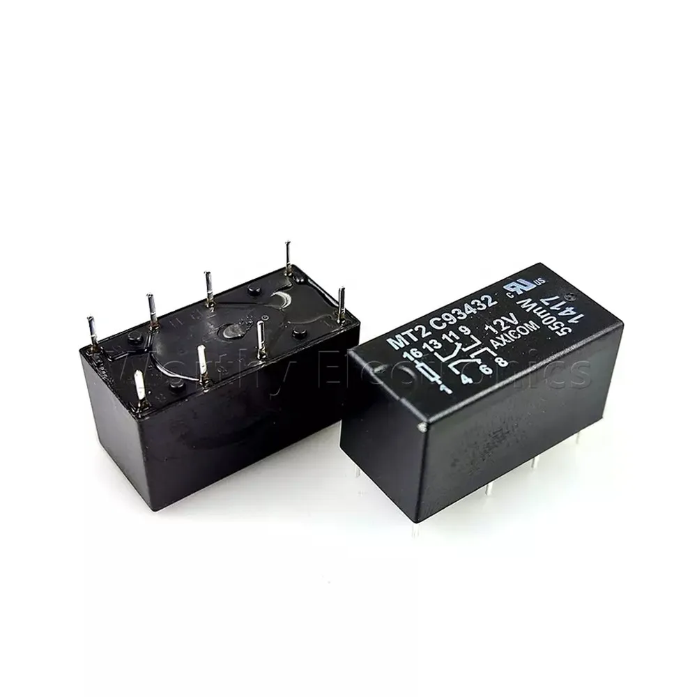 

Free Shipping 10PCS/LOT 12VDC 8PIN Relay MT2 C93432 MT2C93432