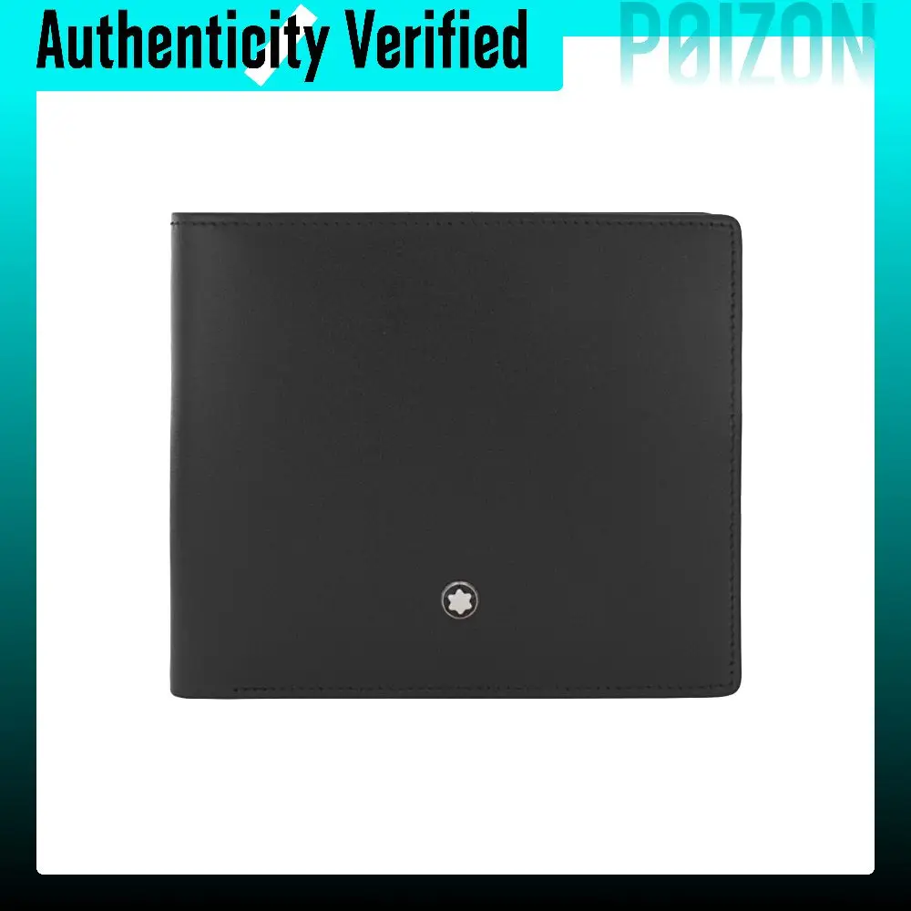 Cartera de Cuero de Vaca MONTBLANC para Hombre, Negra 7162