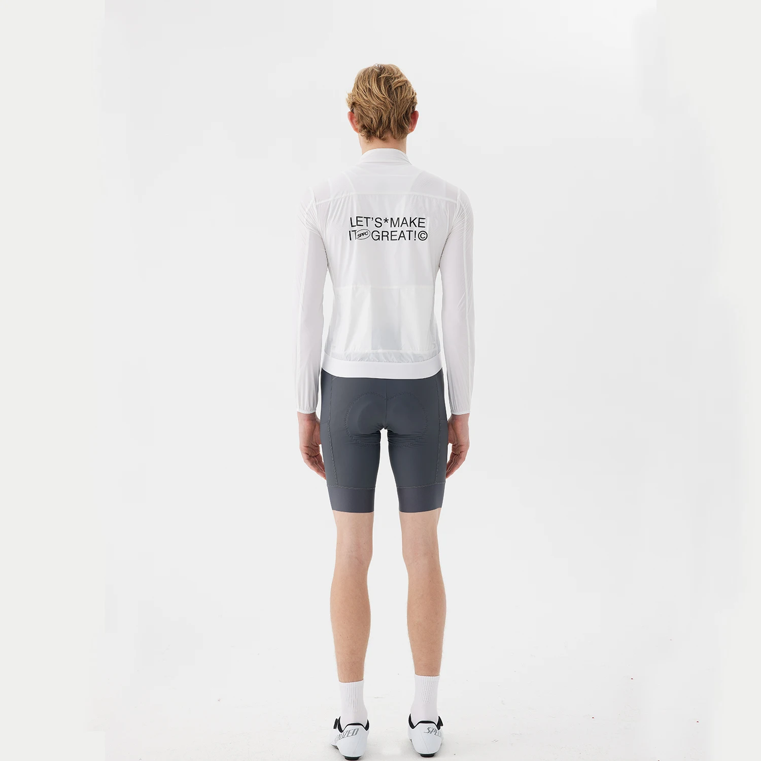 سترة SPEXCEL 26 للموسم الجديد PRO خفيفة الوزن مقاومة للرياح لركوب الدراجات على الطرق MTB سترة رياح جديدة من القماش المطاطي مع جيب بسحاب #4