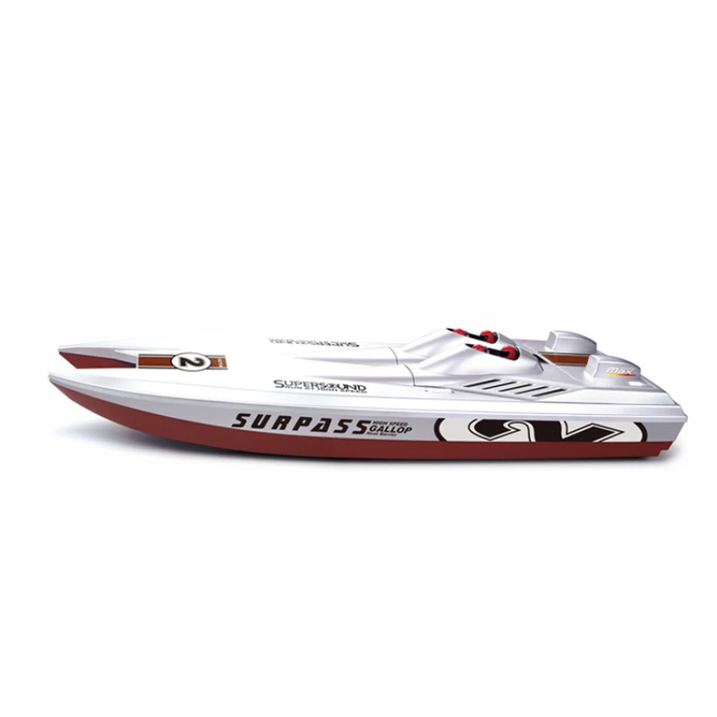 RC Speedboat Brinquedos Infantis Elétrico Barco De Controle Remoto Água Ao Ar Livre De Alta Velocidade De Lancha Modelo Presente Brinquedo