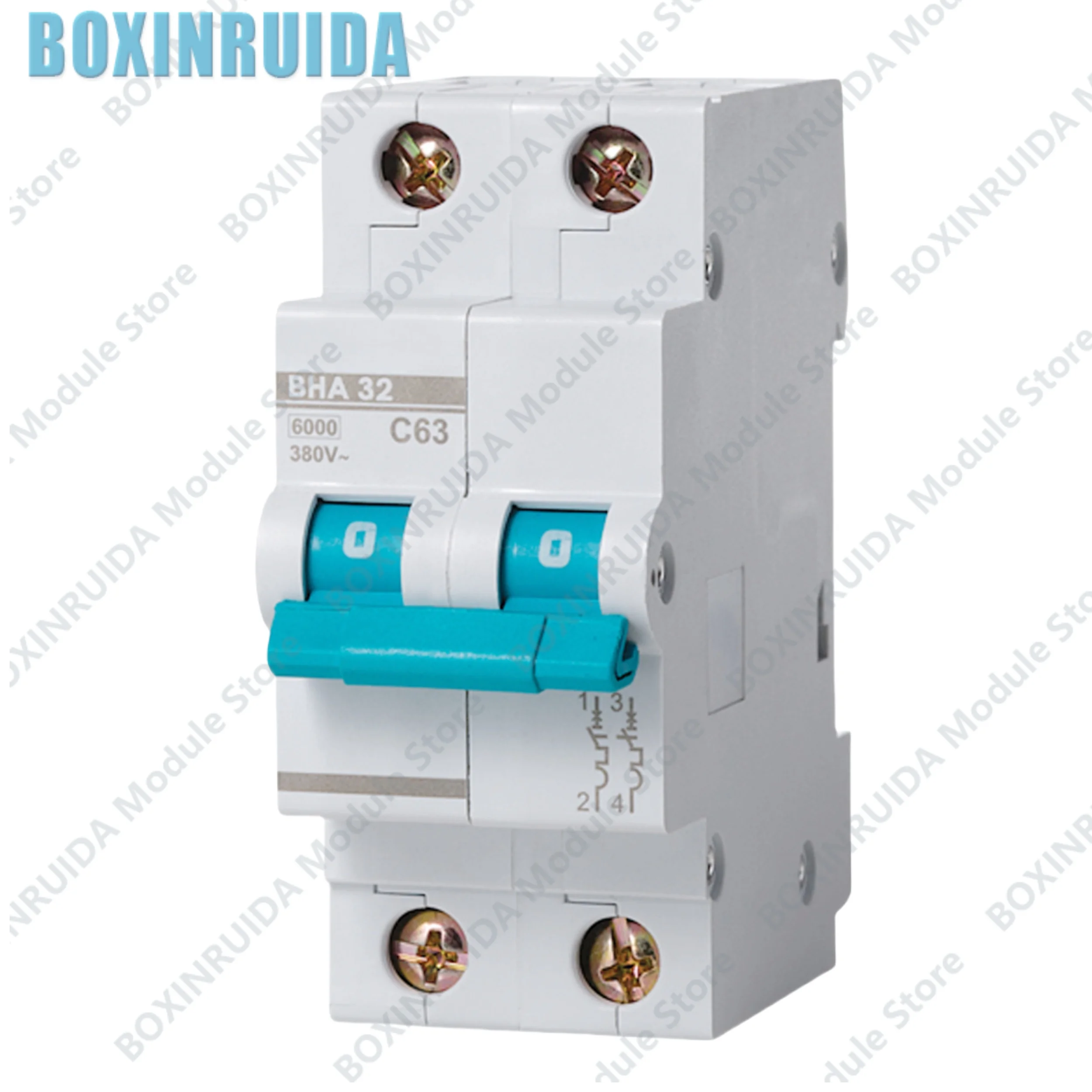 Brand new original Mini circuit breaker air switch BHA32 2P 6A 10A 16A 20A 25A 32A 40A 50A 63A