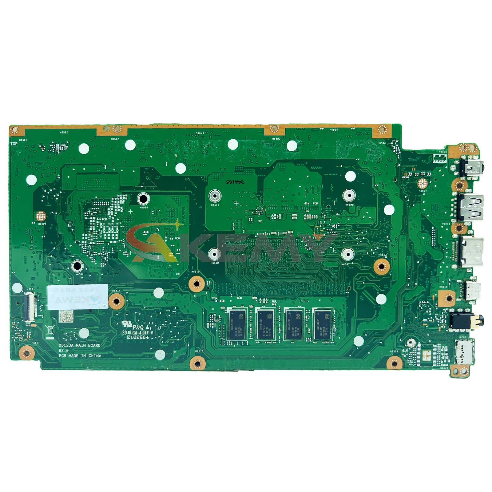 Imagem -05 - Akemy X512ja Mainboard para Asus Vivobook X712ja V5000j X512jp X512j V5000jp X712j Placa-mãe para Laptop i3 i5 i7 10ª Cpu 4g 8g-ram