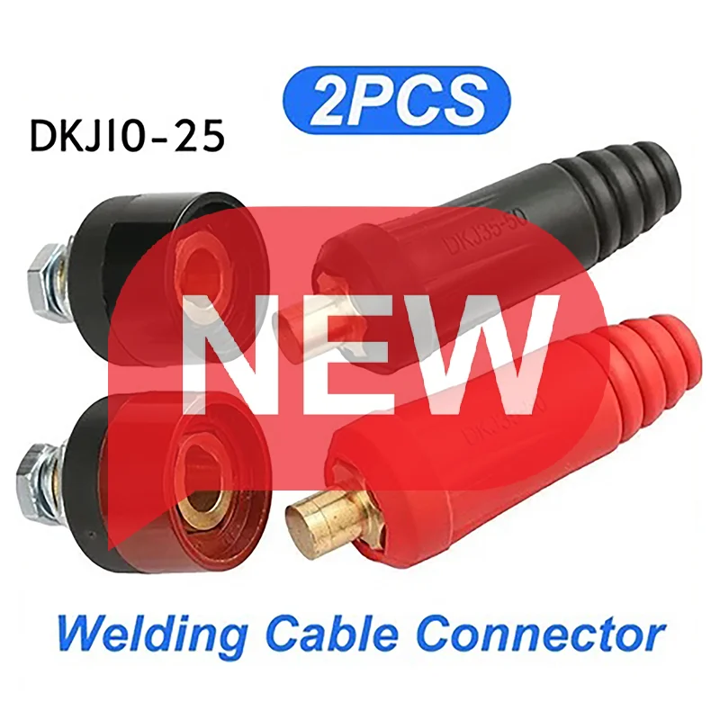 Male and Female Quick Connect DKJ10-25 Cable for European Welding Machines