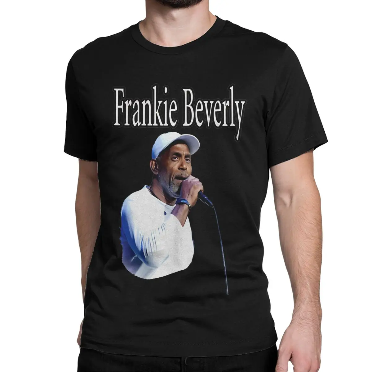 Men Women's T-Shirts Frankie Beverly Crazy Pure Cotton Tees Short Sleeve T Shirt Crew Neck Tops Gift