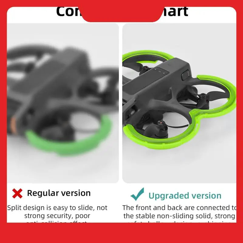 

Protective Bumper For Dji Avata 2 Drone Accessories Propeller Guard Anti-Collision Impact Protectors Prop Bumper