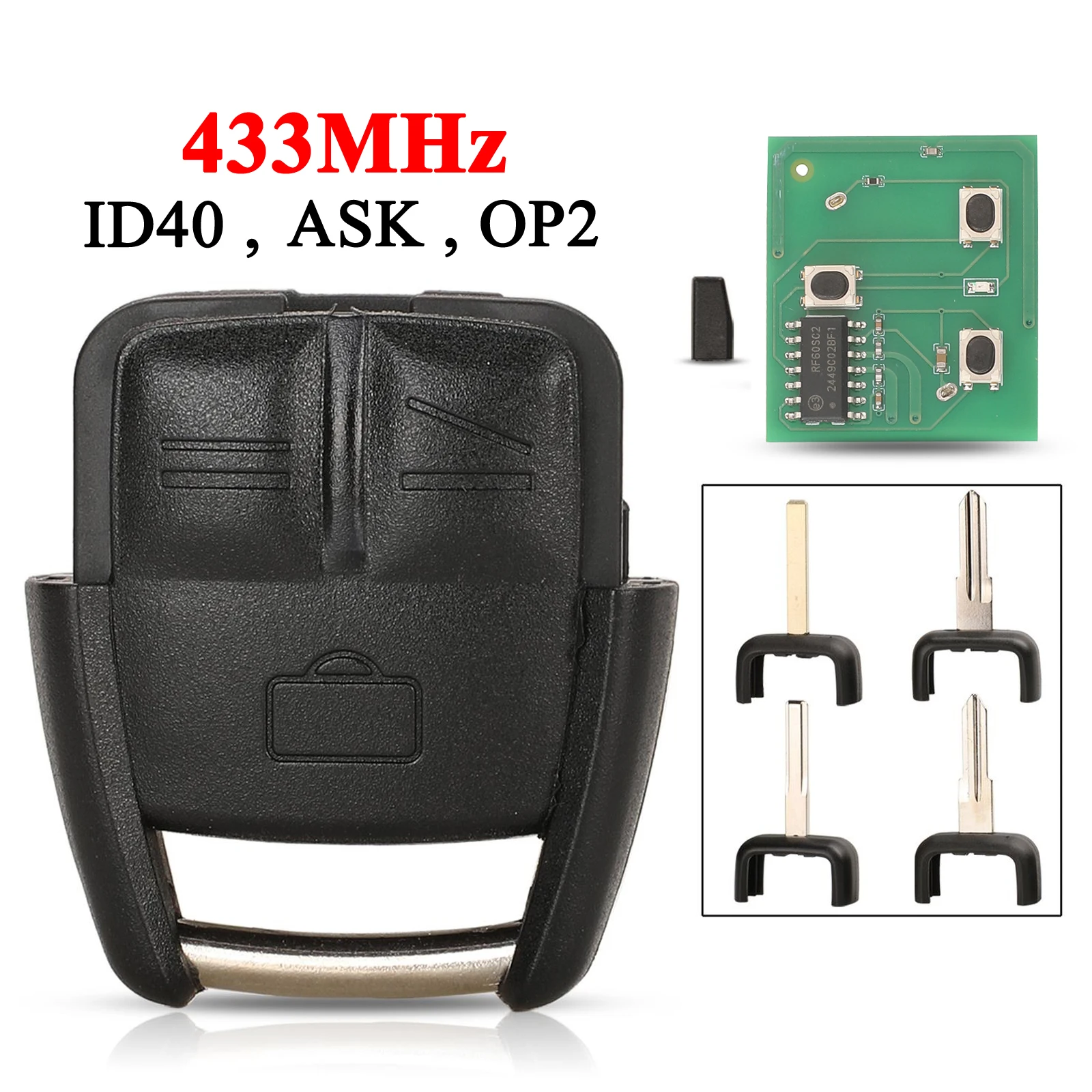 

Jingyuqin 434 МГц ASK 3 кнопки для Opel Omega Vectra B 2000-2003 автомобильный дистанционный ключ ID40 чип OP2 FOB YM28 HU43 HU46 HU100 лезвие