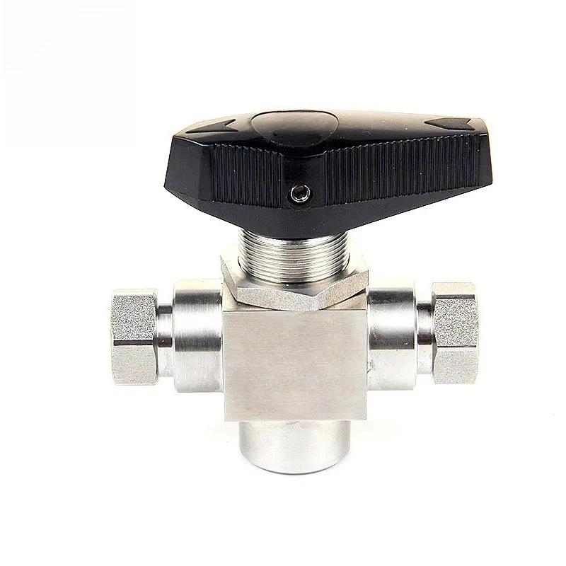 نوعية جيدة MAS-H83 الفولاذ المقاوم للصدأ 3 طريقة الغاز الطبيعي صمام الكرة الضغط العالي