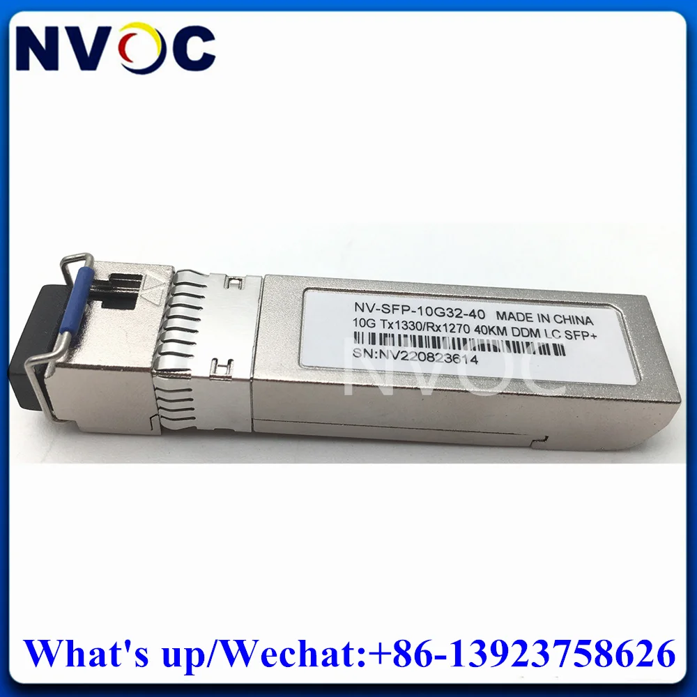 Imagem -02 - Módulo lc do Único Núcleo sm 10 20 40 60 80 100km 10g Sfp Bidi Wdm para o Transceptor Sfp10g-bx-d Sfp-10g-bx-u para Ubiquiti Mikrotik