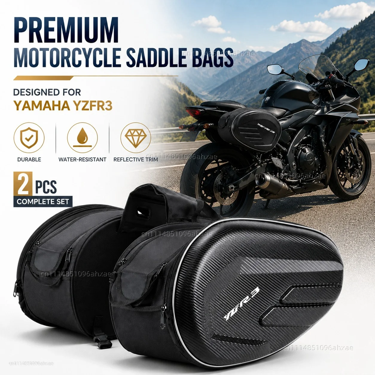 Storage Basket Fabric - For YAMAHA YZFR3 YZF-R3 YZF R3