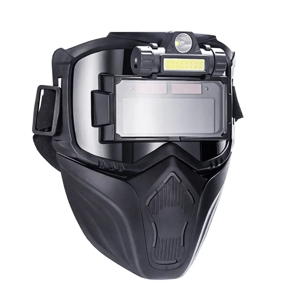 Auto-Darkening Lens Welding Helmet Welding Workshop Auto Dimming Filter True Color View Versatile Helmet For Construction Tasks