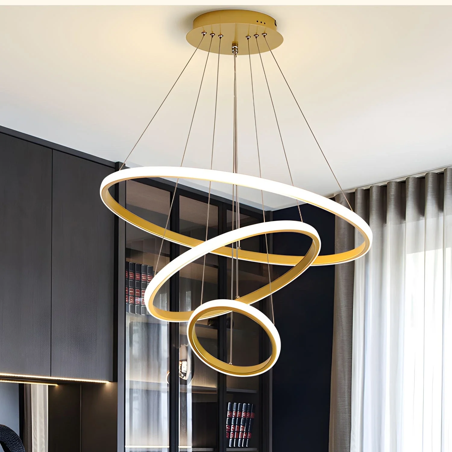 Modern dining room chandelier simple advanced sense of living room chandelier creative personality bedroom chandelier