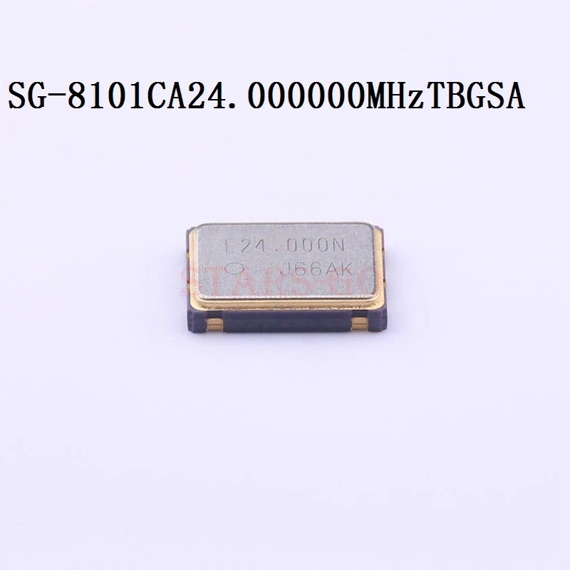 

10PCS/100PCS 24MHz 7050 4P SMD 1.8~3.3V ±15ppm ST -40~+85℃ SG-8101CA 24.000000MHz TBGSA Pre-programmed Oscillators