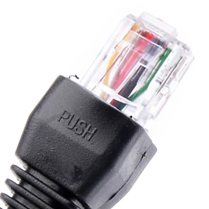 2X Replacment Mic Cable For Yaesu Vertex Microphone MH-67A8J Microphone Cord-Y18A