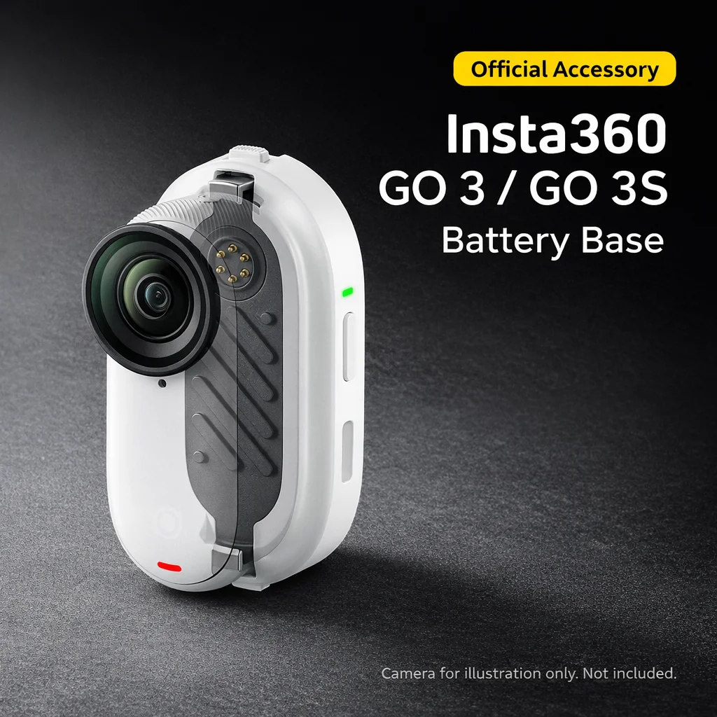 

Официальный аксессуар Insta360 GO 3 / GO 3S: зарядная база, двойной зарядный кейс, быстрая зарядка за 20 минут до 80% заряда