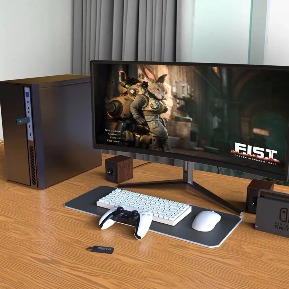 ماي فلاش ماجيك-ان اس محول عصا التحكم عصا التحكم لنينتندو سويتش PS4 PS3 Xbox One S Xbox 360