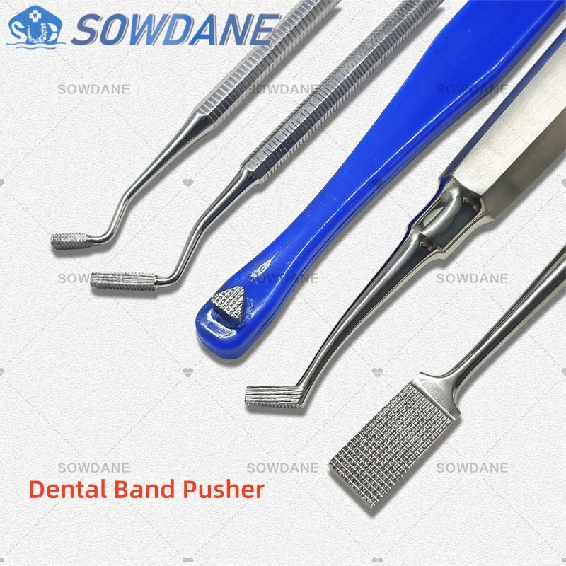 Dental ortodontyczny Mershon opaska popychacz winda opaska siedzisko narzędzie laboratoryjne medyczne ząbkowana końcówka Instrument kliniki dentystycznej