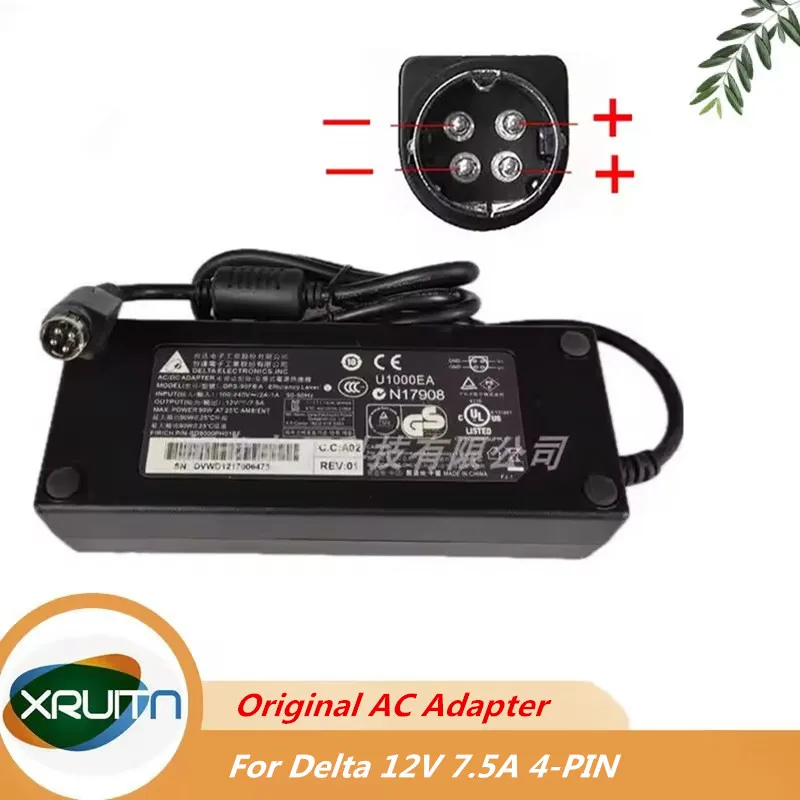 

Genuine Delta DPS-90FB A 12V 7.5A 90W 4PIN ADP-96W AC Adapter Power Supply