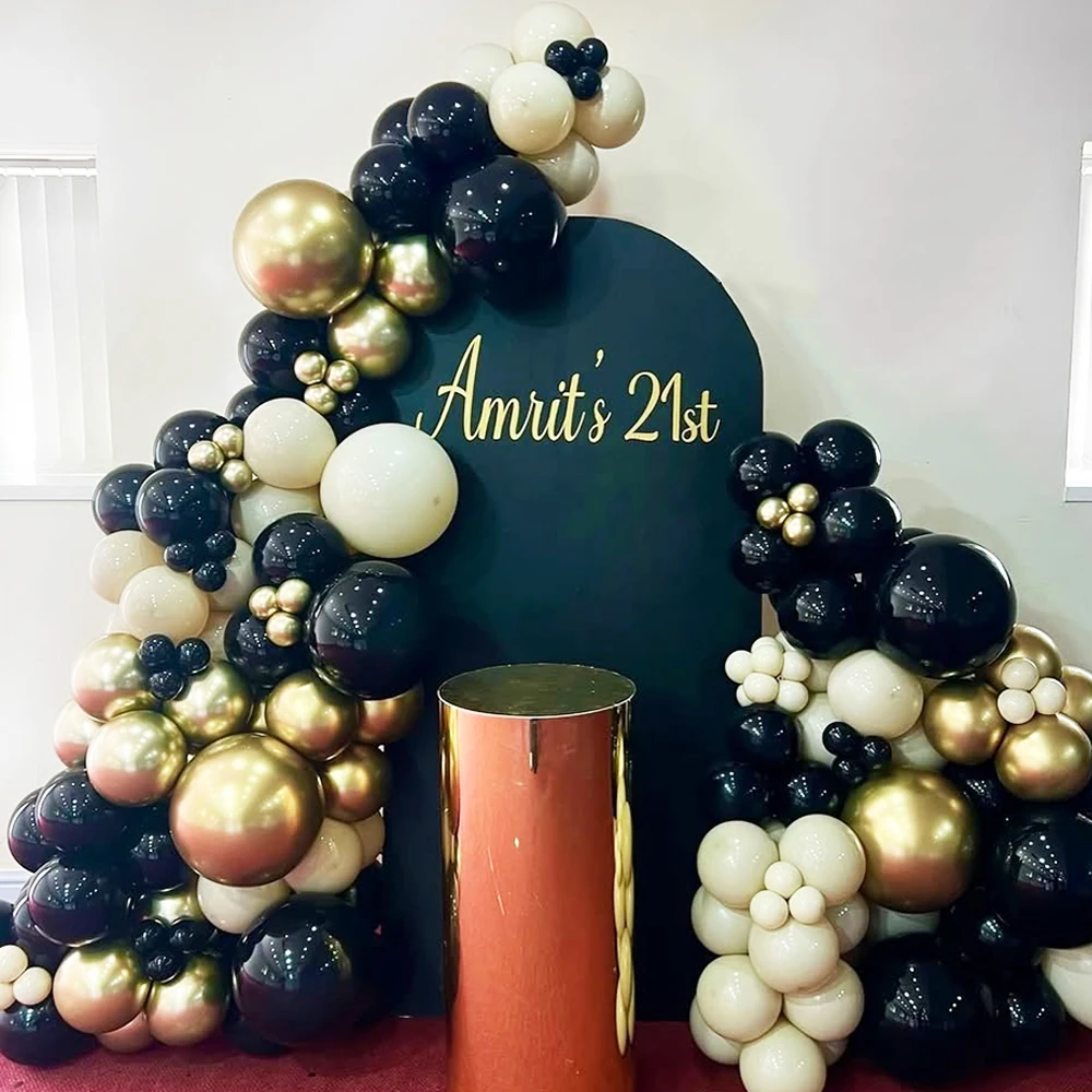 طقم قوس البالونات لحفلات العمر، وحفلات أعياد الميلاد، والاحتفالات العطلات، والديكور الداخلي والخارجي للغرف #3
