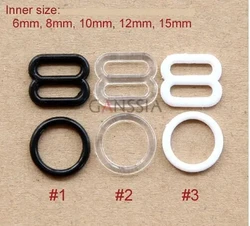 20pcs/lot (5sizes) Good Quality Bra Buckles Inner Plastic Buckle Underwear Accessory Buttons Sewing Accessories(SSA-3050)