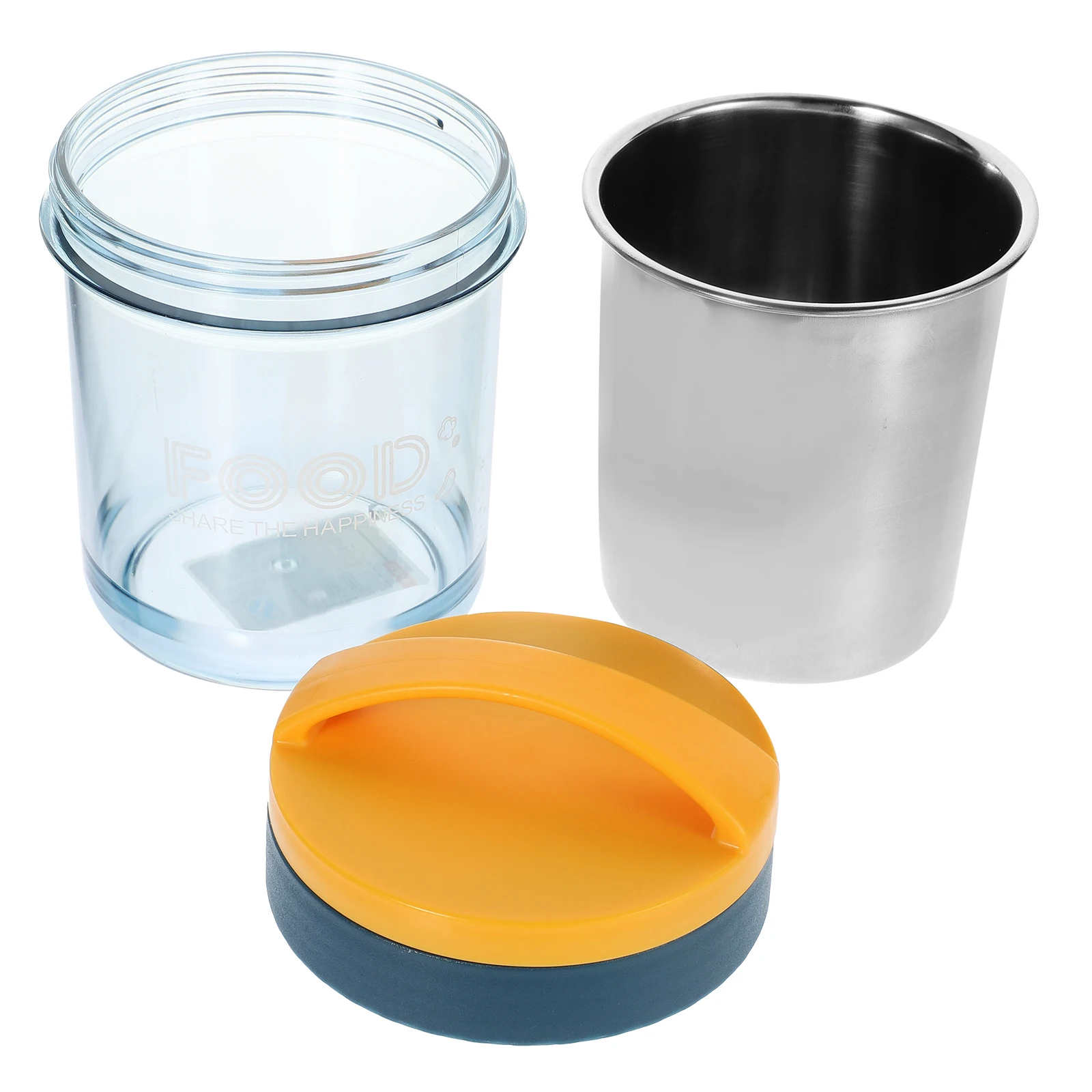 

Insulated Porridge Cup Soup Food Container 304 Stainless Steel Sealed Lid Heat Resistant Portable Kitchen Bar Use