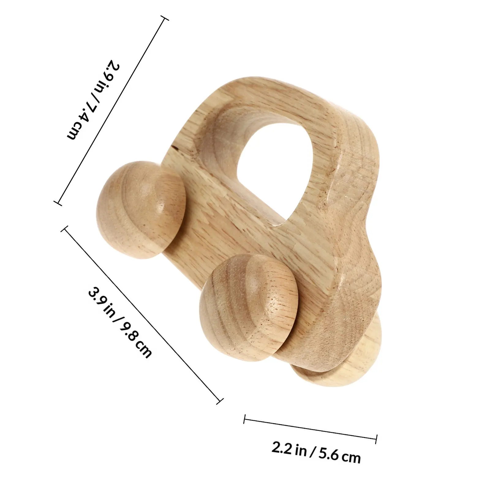 รถเข็นเด็กหัดเดิน 1 คัน ทำจากไม้ยางพาราคุณภาพสูง ขอบเรียบ 360 องศา ช่วยพัฒนาทักษะการจับสำหรับเด็กทารก