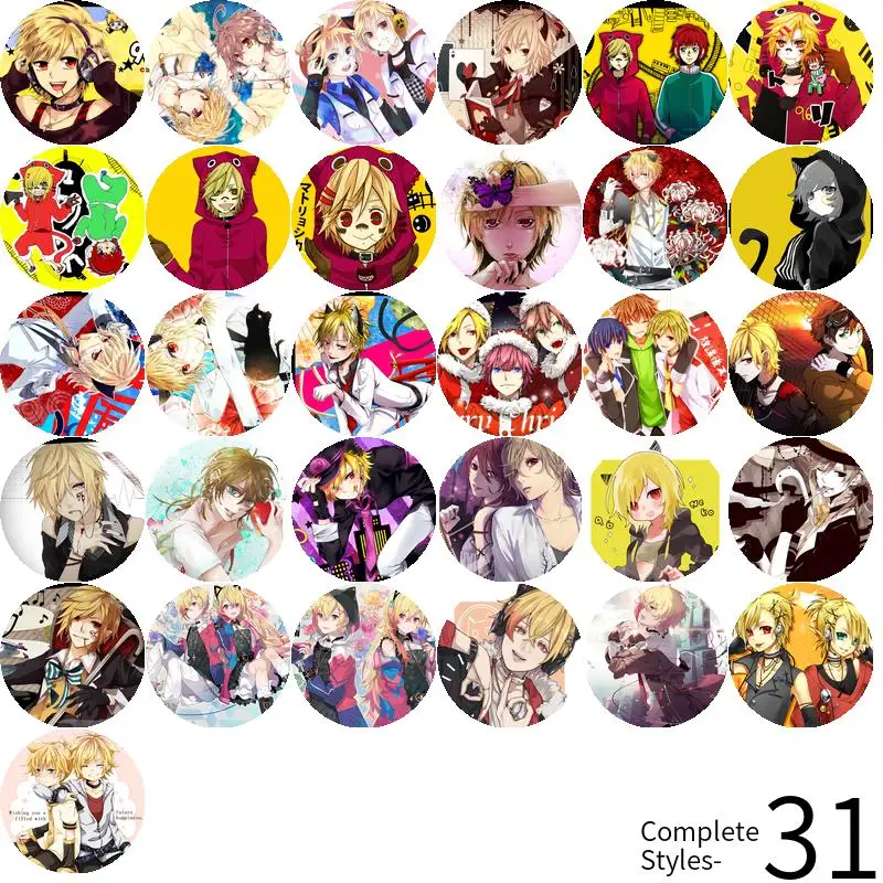 96neko Nico Singer Game Anime Character Soft Button Badge Brooch anchor Peripherals Pin Commemorative Pupil Gift For Friend view 3
