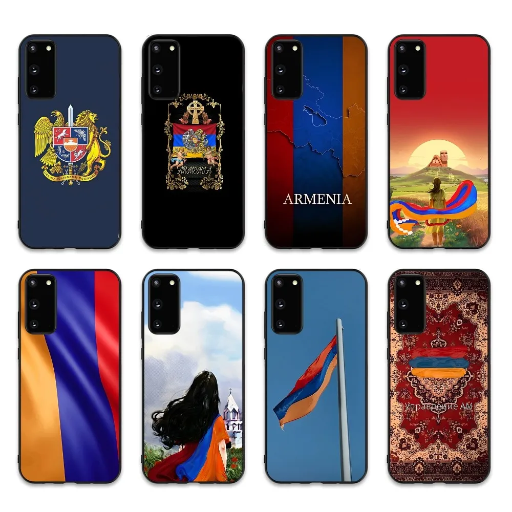 

Armenia Armenians Flag Phone Case For Samsung S 9 10 20 21 22 23 30 23plus lite Ultra FE S10lite Fundas