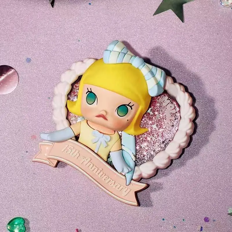 POPMART ฉลองช่วงเวลาแห่งนี้ ซีรีส์ - สติกเกอร์ติดตู้เย็น กล่องสุ่ม LABUBU ของสะสมแฟชั่นสุดฮิต ของขวัญคริสต์มาส