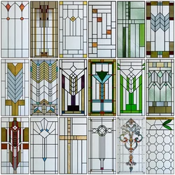 Window Film Frosted Stained Glass Films,Church Static Cling,Privacy Films,Door Sticker,for Kitchen Office Home Decor Customized