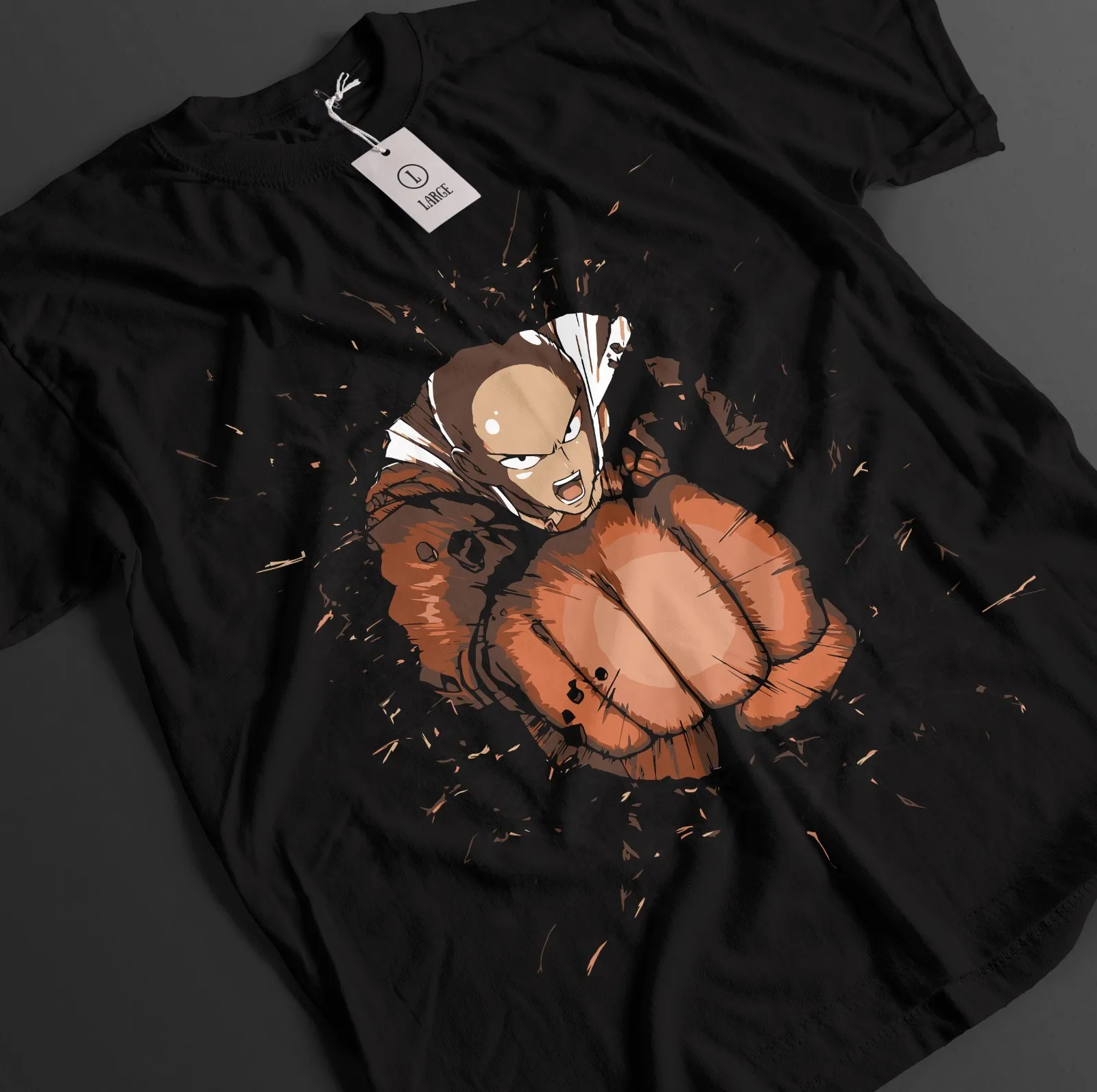 One Punch Man Shirt Saitama Tshirt Genos T-Shirt Tatsumaki Top Garou Anime Tee