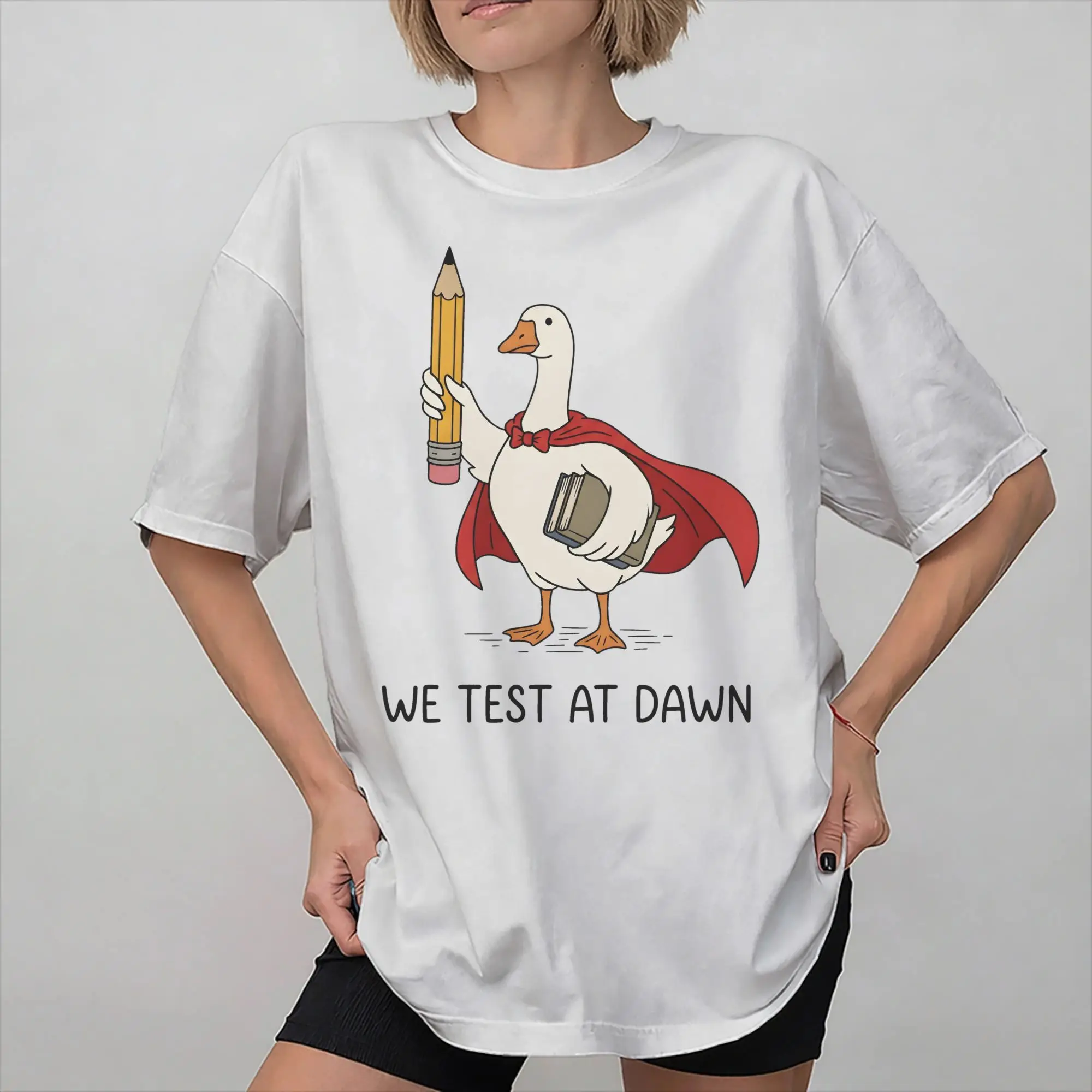 WE Test AT Dawn Print T Shirt Men Women  Cotton  Tee Shirt Clothing