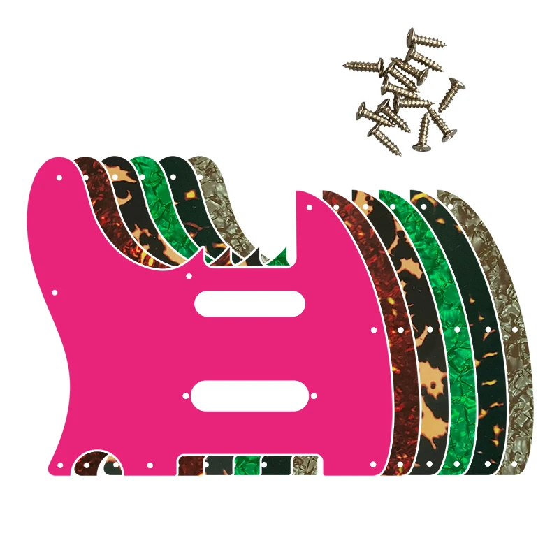 Xinyue Custom Guitar Parts - For Left Hand US Nashville 62 Tele Telecaster Guitar Pickguard With Pickup Scratch Plate Multicolor