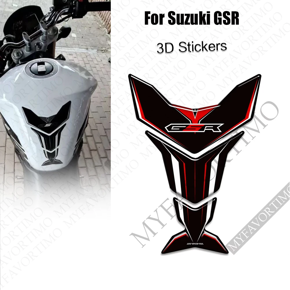 

Motorcycle For Suzuki GSR600 GSR750 GSR 600 750 Protector Tank Pad Fairing Fender Gas Fuel Oil Kit Knee Stickers