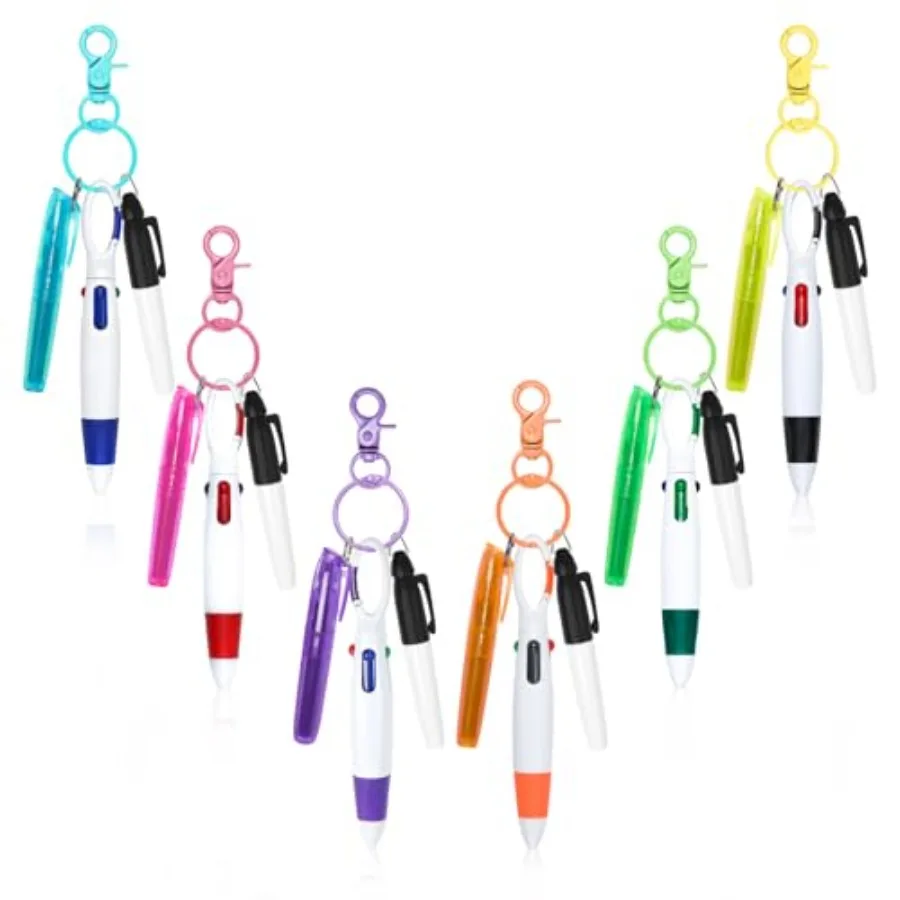 

Nurse Pen Set Mini Highlighter Nurse Pen Pack Set Nurse Pens for Badge Ilude Tip Highlighter Permanent Marker Pen Retractable B