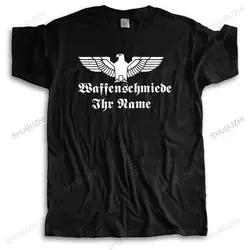 Hot sale summer cotton tshirt men brand t shirt Brand DDR German Eagle Waffenschmiede Wunsch brand top tees unisex teeshirt