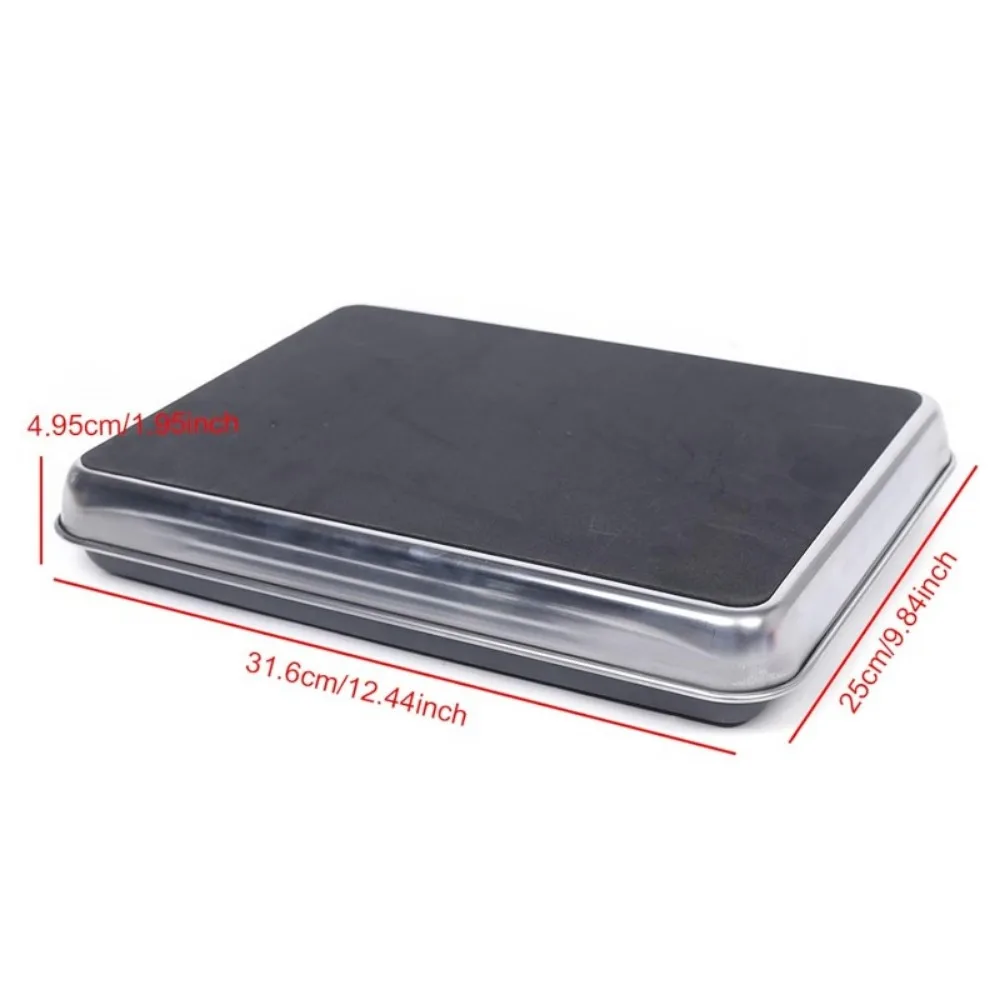 440lb Digital Shipping and Postal Scale with Heavy Duty Stainless Steel Platform Industrial Floor Scale 2 AAA Batteries Include