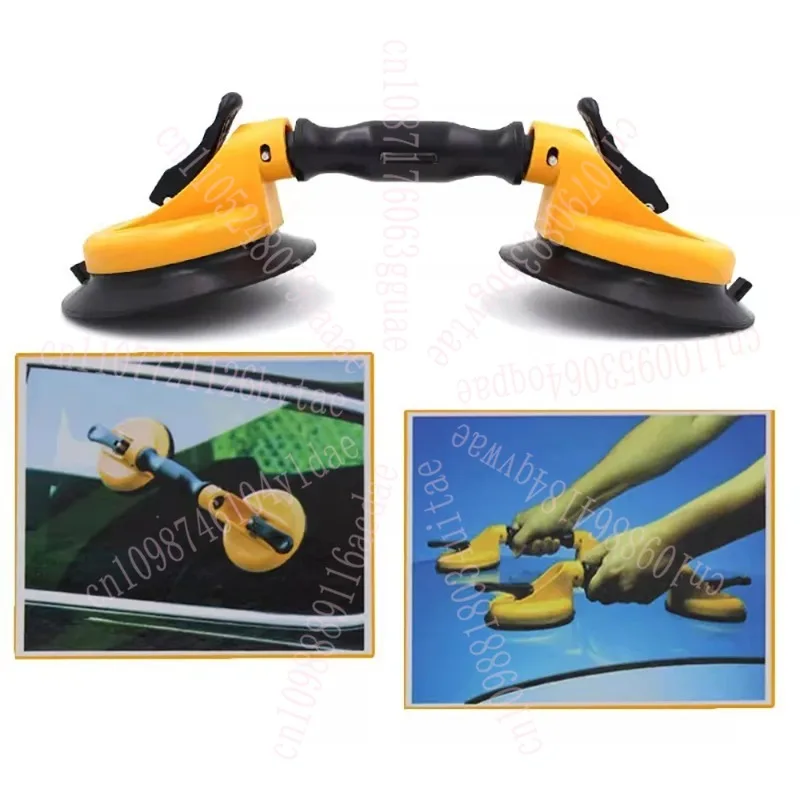 

Подъемник с двойной присоской для лобового стекла автомобиля, изогнутого стекла, плитки и мрамора — прочная ручка 45 кг (145 мм)