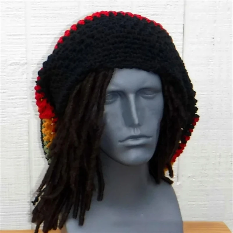 Baggy Slouchy Skull Hat knit Hat Warm Chunky Cable Knit Hat Skullies Bonnet hat Knit Ha Drop shipping