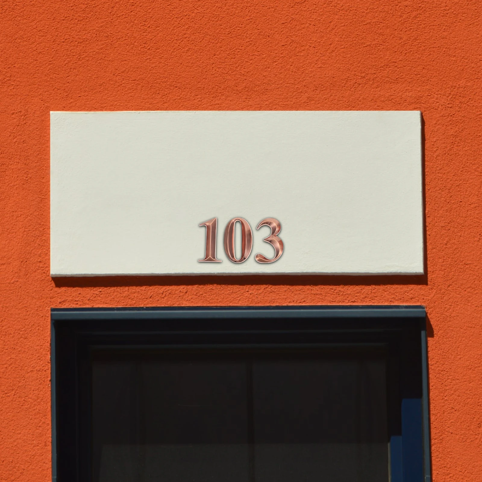 

High Quality ABS Resin House Numbers Decor Digital Grade Door Apartment Mailbox Address Durable Texture