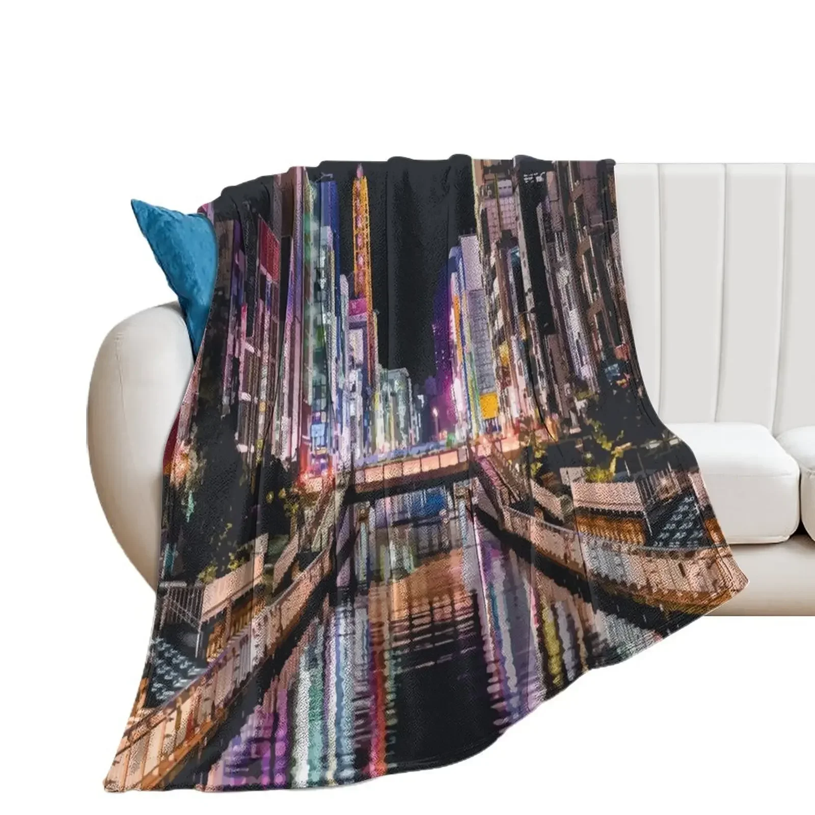 Osaka, Japan Travel Artwork Throw Blanket Custom Baby decorative Quilt Blankets