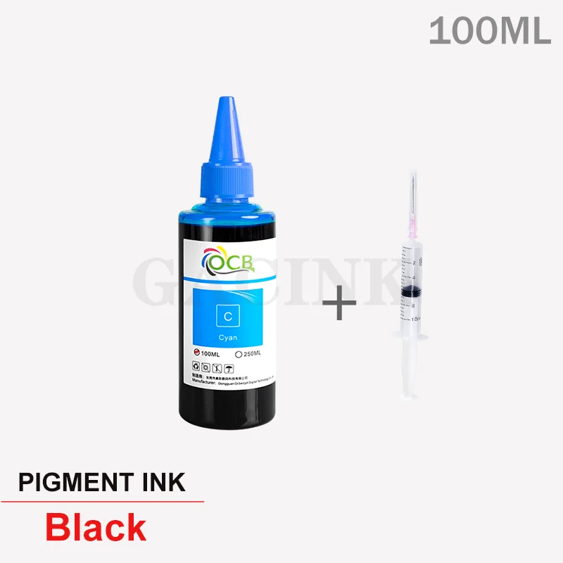 Imagem -03 - Tinta do Pigmento para Canon Pixma Gi490 Gi790 G1010 G1100 G1400 G1900 G2400 G3400 G3411 G4200 G1200 G2200 G2000 G3000 100ml