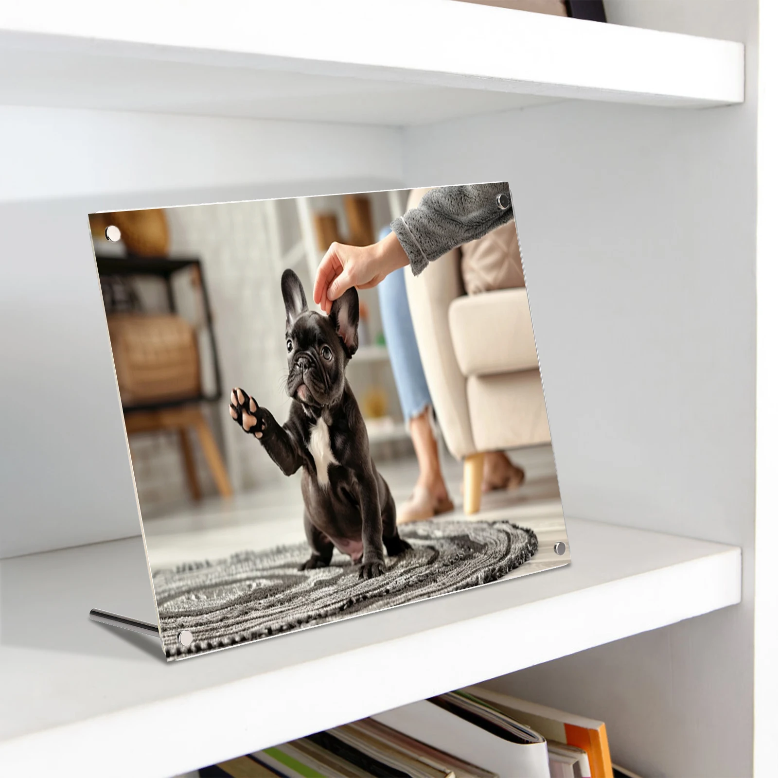 

Clear Acrylic Award A4 Certificate License Wall Mountable Modern Picture Frame For Diplomas Graduation Business