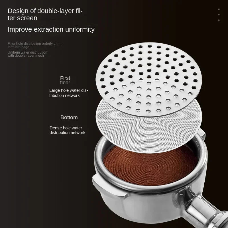 Reusable Coffee Filter Screen, Mesh Screen, Contact Shower Puck Screen, 51mm, 53mm, 54mm, 58mm, Espresso Machine Tool