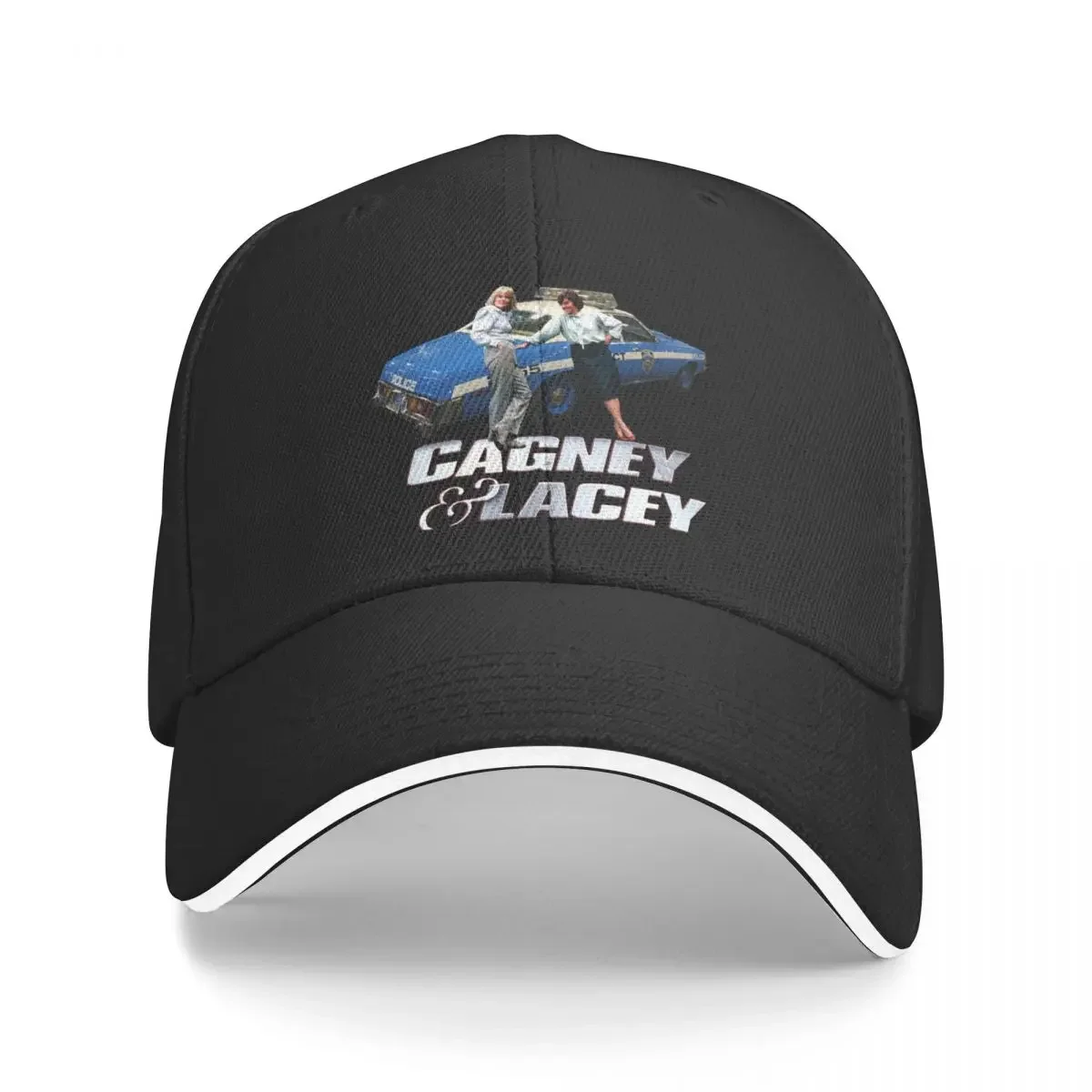 Retro Throwback Cagney and Lacey Girl Power Tribute Baseball Cap Designer Hat Big Size Hat Caps Women Men's