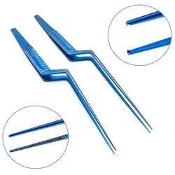 Titanium Micro Forceps Teethed Serrated for Grasping tissue and tumors Micro neurosurgery Instruments