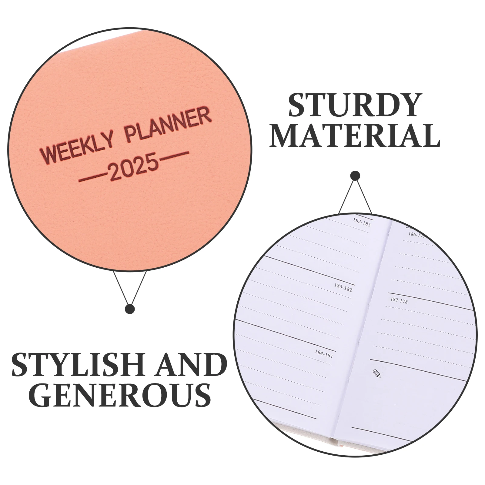 Mini Kalender Notitieboek Thuisschool Essentials Rasterplanner Ideale zakplanners Hardcover