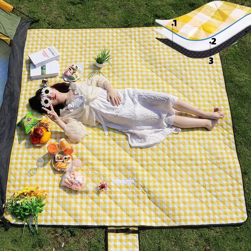 

Thickened Picnic Mat,Waterproof Beach Mat,Camping Tent Grassland Mat,Outdoor Beach Blanket Pad,Beach Camping Accsesorios