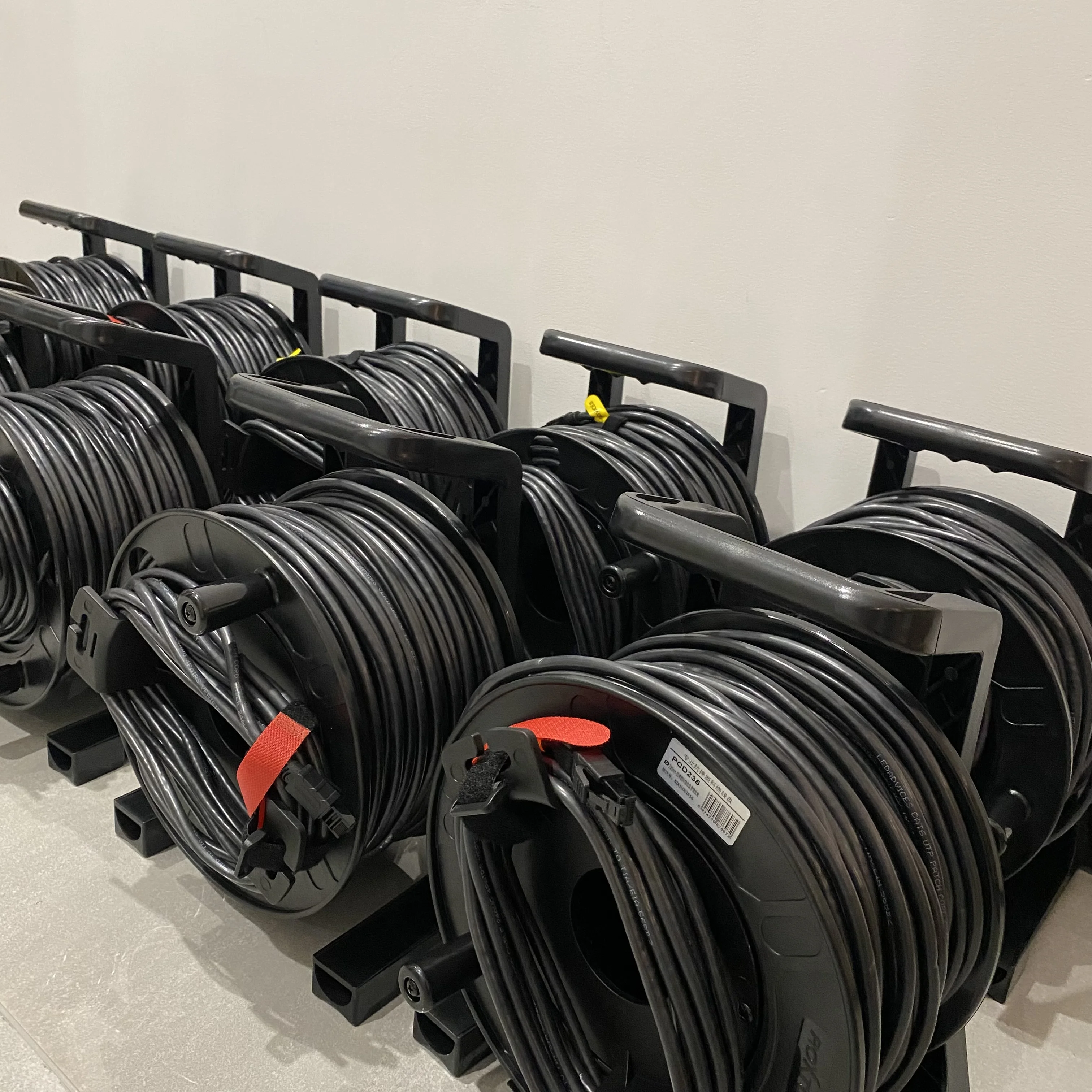 100m 24AWG CAT6 UTP Cable Super Soft Cold Resistant Ethernet Network Cable LED Screen Outdoor Event Long Distance Roxtone Reel