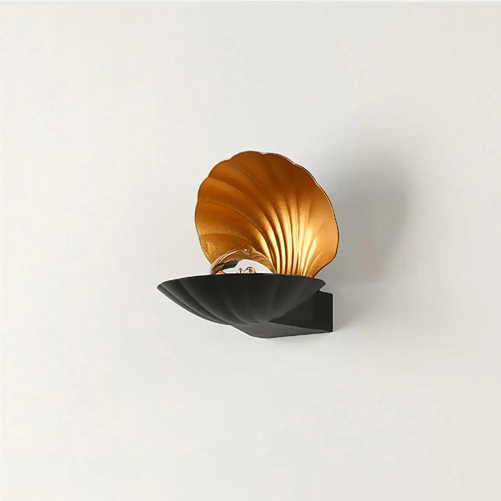 

Настенный светильник в форме ракушки, декоративный, для улицы и дома, водонепроницаемый, для патио, сада, гостиной, спальни